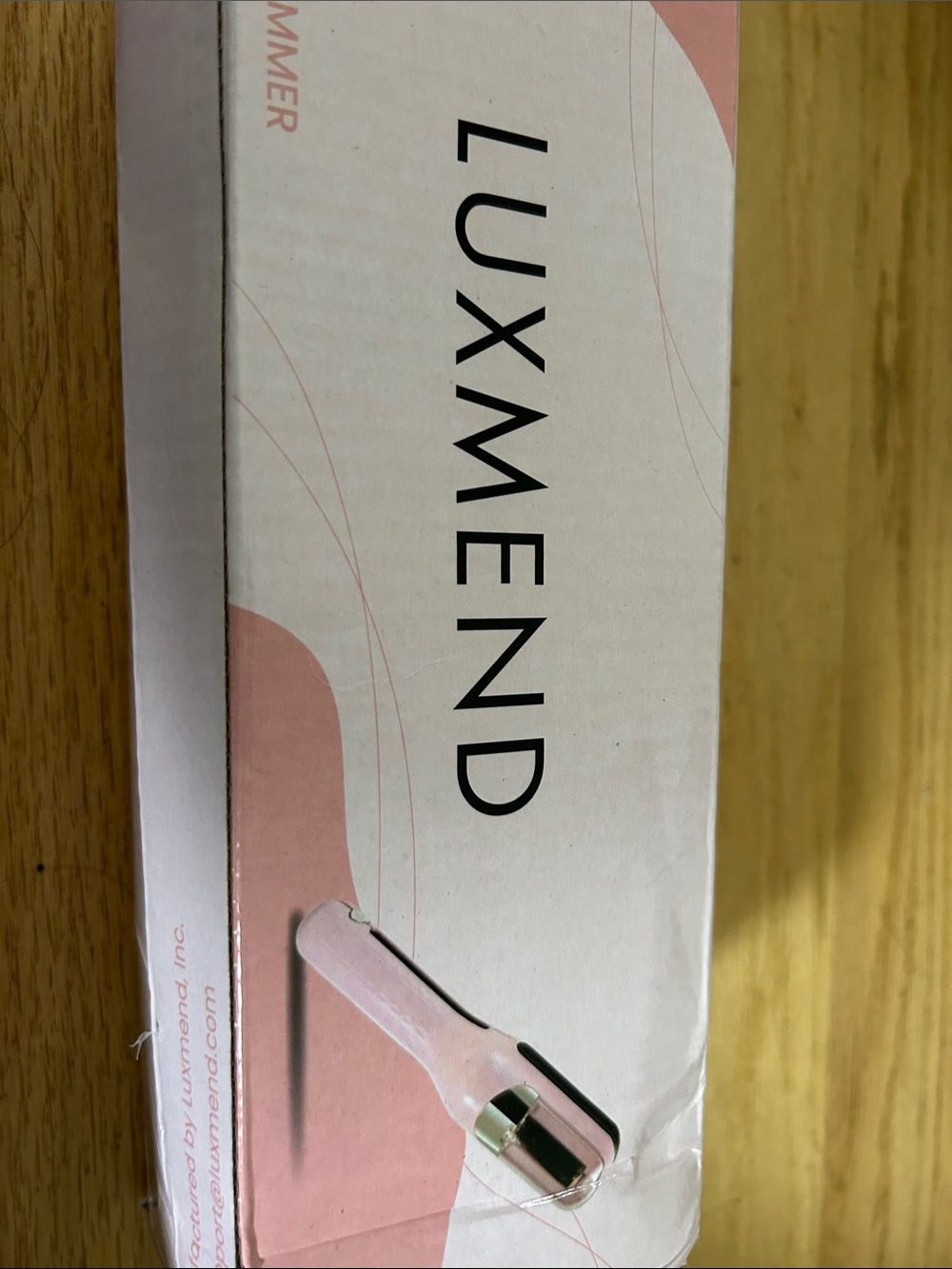 Luxmend Pink Ceramic Curling Iron for Women